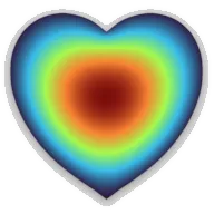 Heart-shaped logo